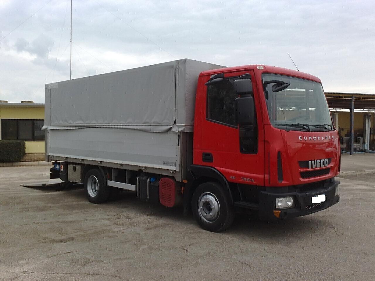 Iveco 75E14 CENTINA ALZA-ABBASSA + SPONDA - 2012