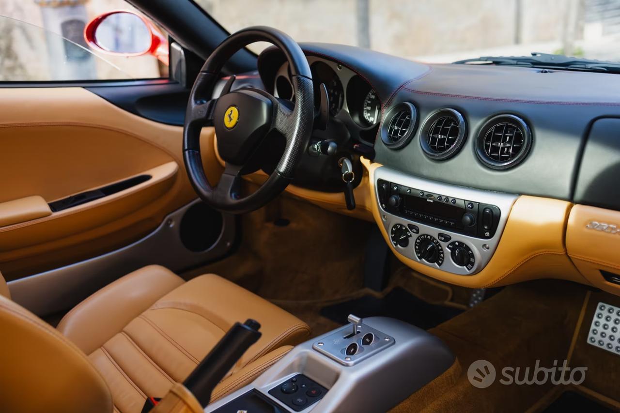 Ferrari 360 Modena F1 Italiana targa ORO 22.000km