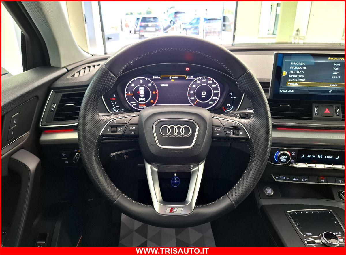 AUDI Q5 40 2.0 Tdi Mhev S-tronic Quattro S-line Plus (FULL LED+PELLE+ANDROI+APPLE)
