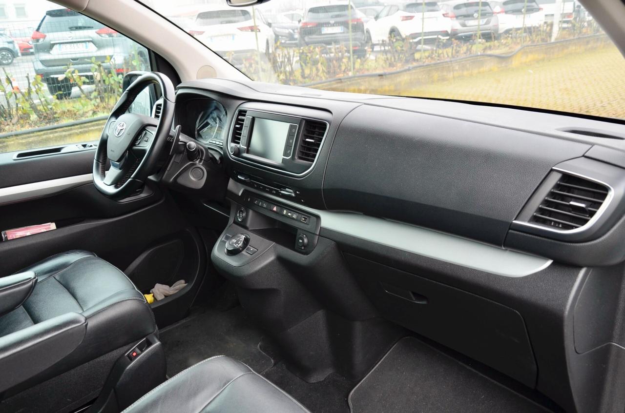 TOYOTA PROACE VERSO 2.0 LUXURY 177cv AT8, 8 POSTI, UNICOPR, SERVICE TOYOTA, UFF ITALIANA, TETTO, PELLE, PORTE ELETTRICHE, PERMUTE