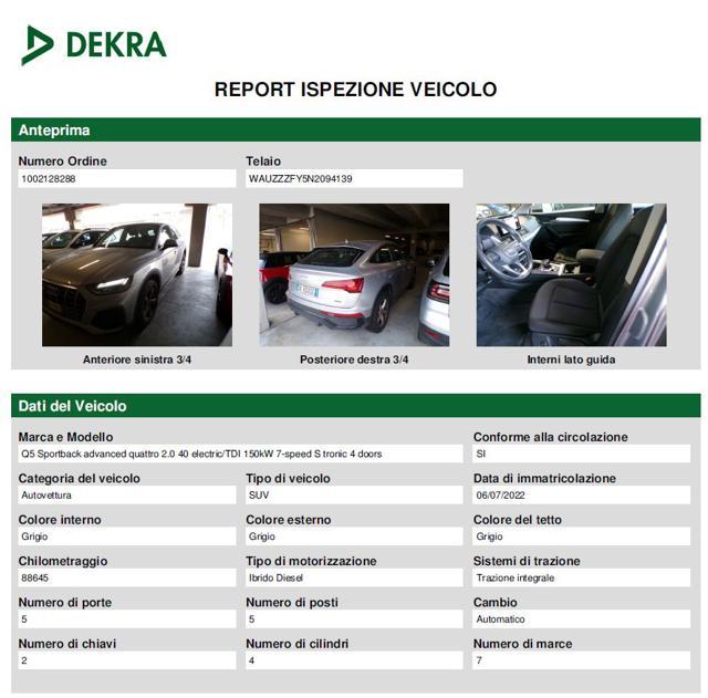 AUDI Q5 SPB 40 TDI quattro S tronic Business Advanced