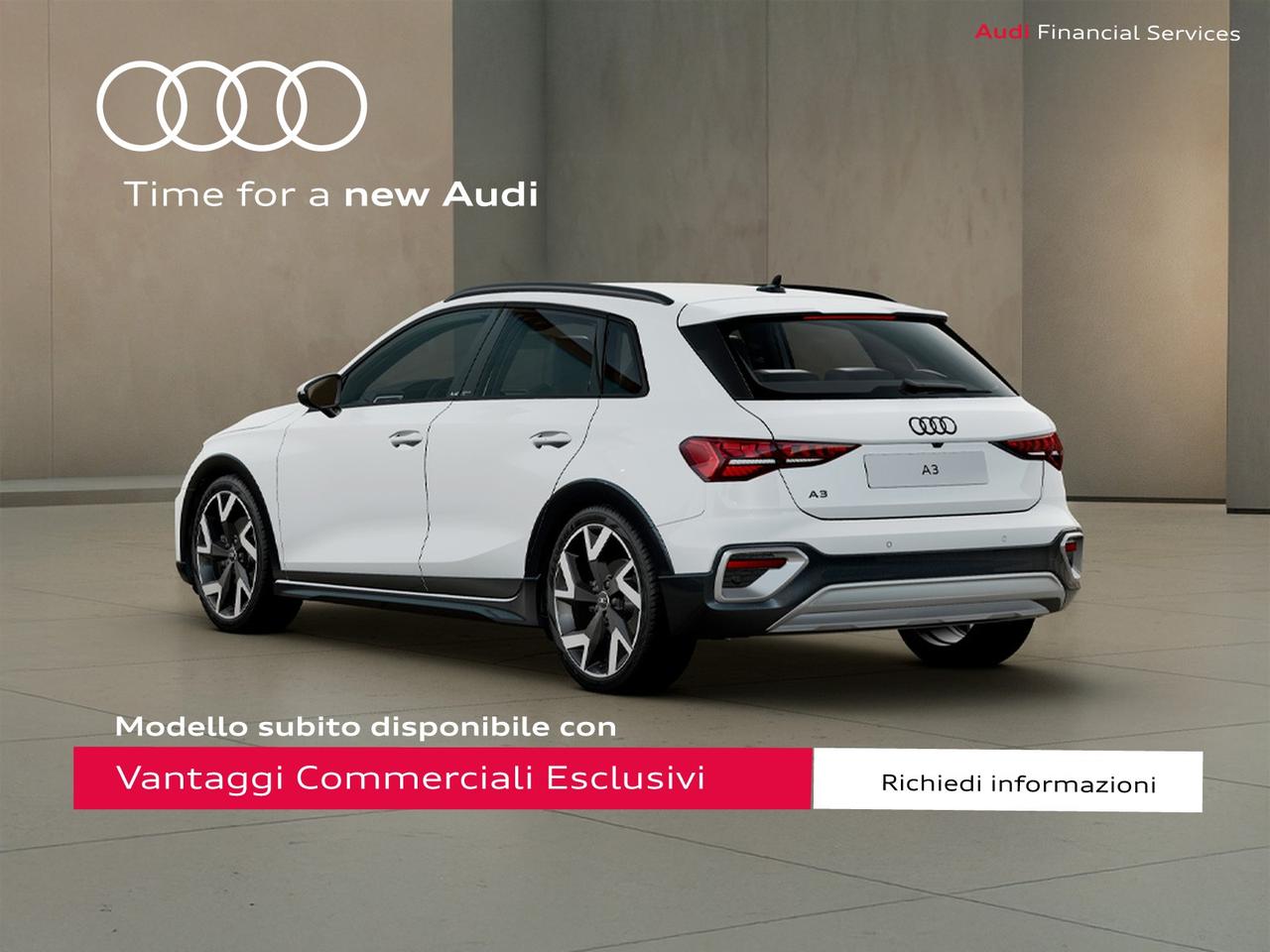 Audi A3 allstreet 1.5 tfsi mhev identity contrast 150cv s-tronic