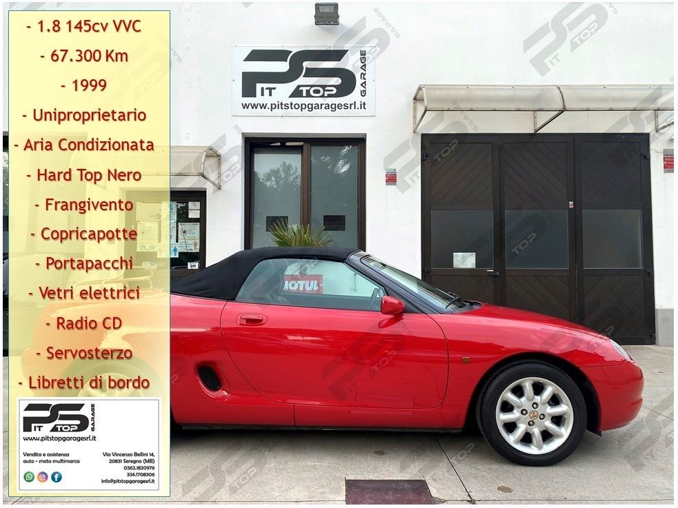 Mg MGF 1.8i VVC 145cv - Unipro - Clima - Hardtop