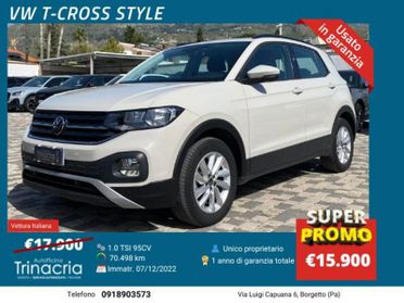 Volkswagen T-Cross Style 1.0 TSI 95 CV