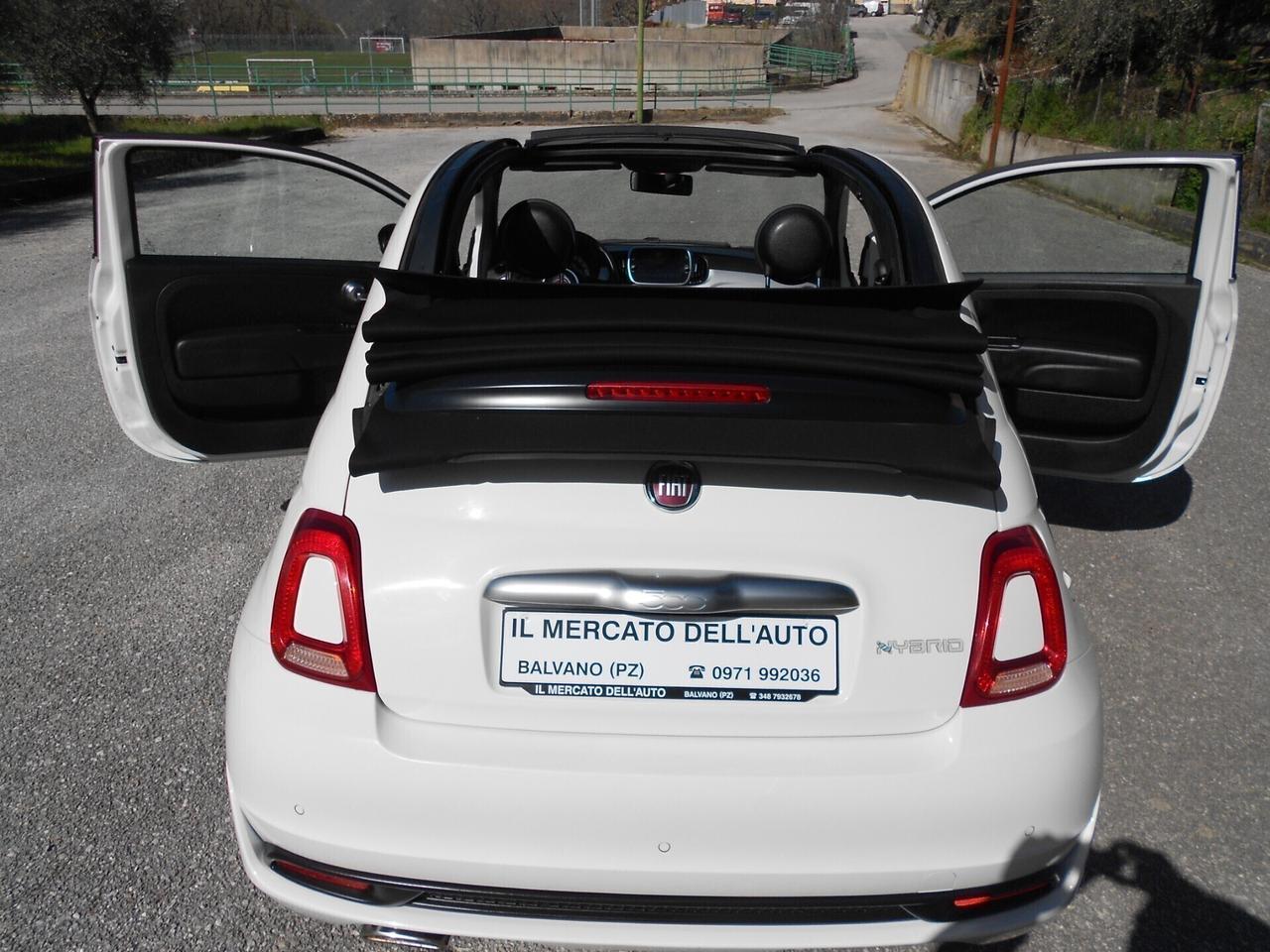 500C(my'22)1.0ie,HYBRID(24mesi di GARANZIA)SPORT