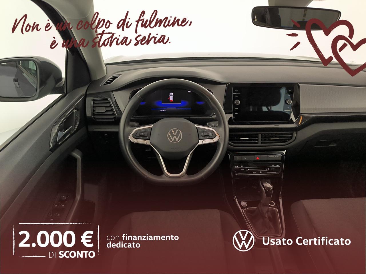 Volkswagen T-Cross 1.0 tsi life 115cv dsg