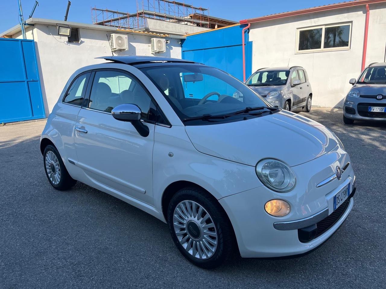 Fiat 500 Lounge 1.2 benz-tetto apri-2008