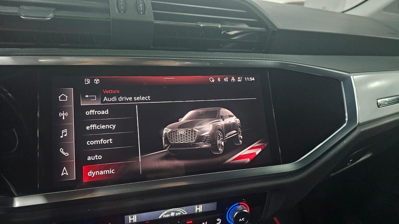 NUOVA AUDI Q3 SPORTBACK S-LINE EDITION 35 TDI 150CV S-TRONIC IDENTITY BLACK