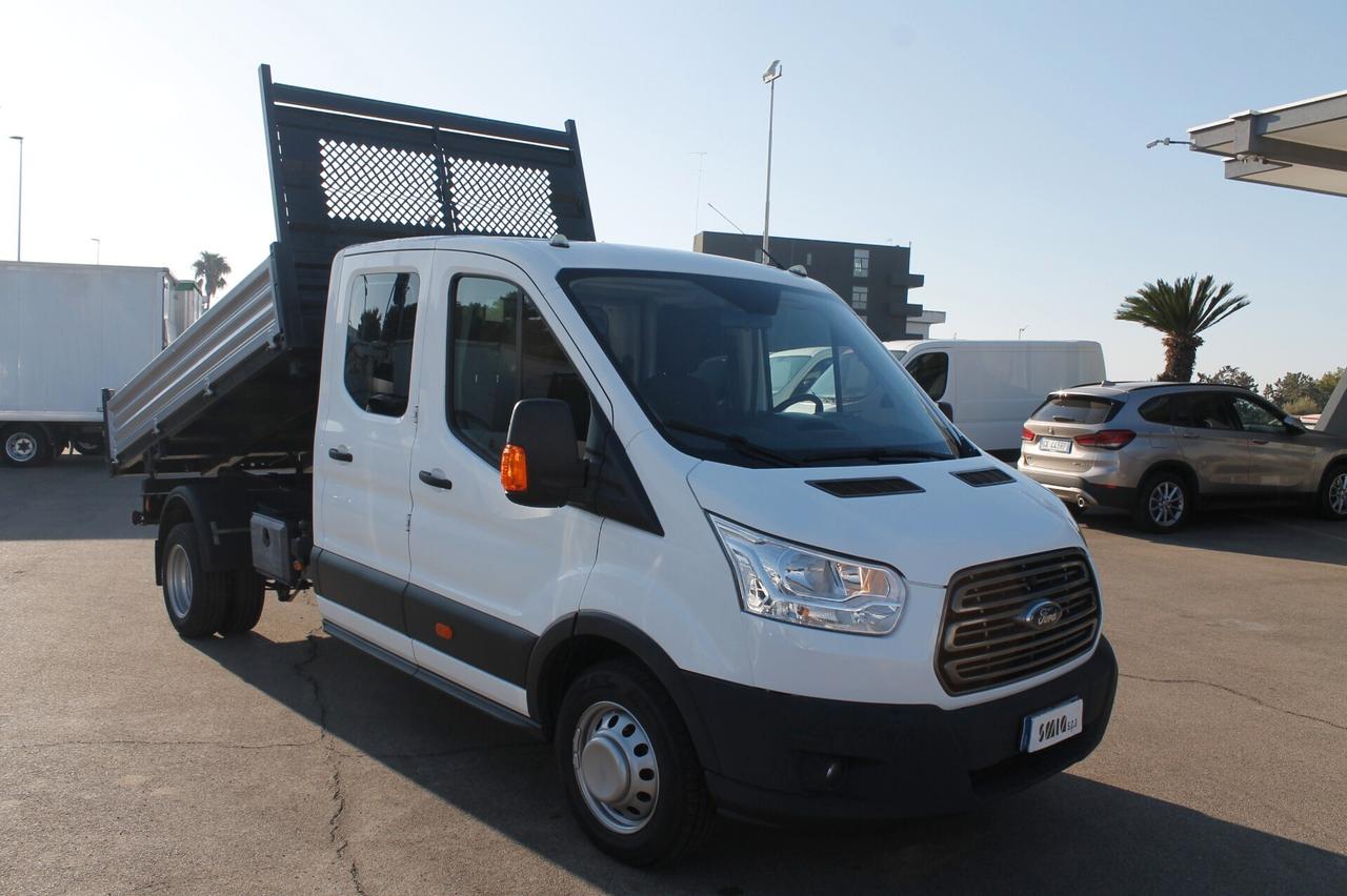 Ford TRANSIT 2.0 TDCI 170CV DOPPIA CABINA CASSONE RIBALTABILE MOTORE NUOVO!!!