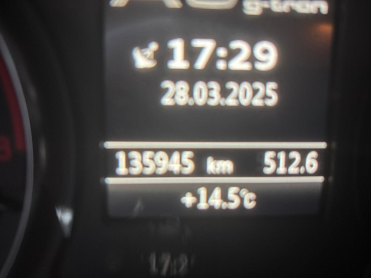 AUDI A3 SPORTBACK 1.4 G-TRON - 2015