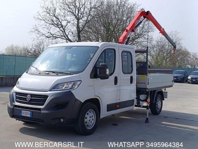 Fiat Ducato MAXI 35 LH1 2.3 Multijet 130CV 6M D.Cab.*GRU FASSI*CASSONE FISSO*