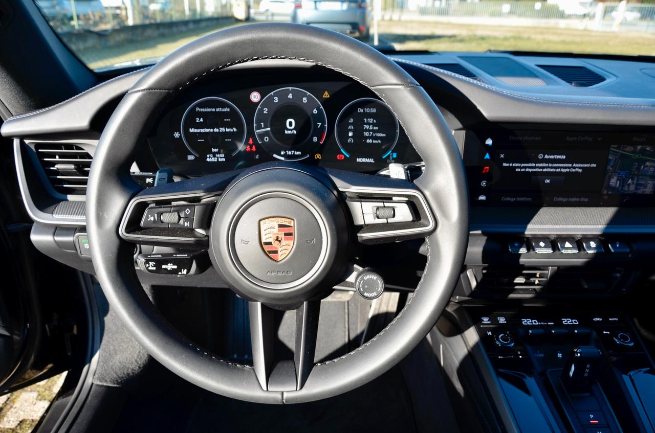 PORSCHE 992.2 911 COUPE 3.0 CARRERA 394cv pdk, GARANZIA PORSCHE, TETTO, LIFT SYSTEM, MATRIX, PERMUTE