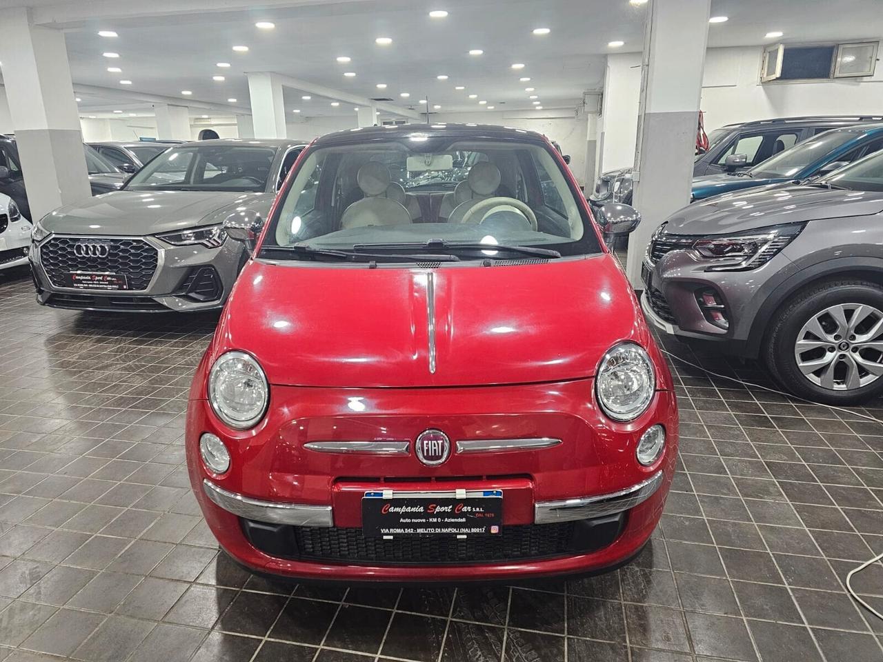 NUOVA FIAT 500 LOUNGE 1.2 BENZ 69CV TETTO PANORAMICO APRIBILE