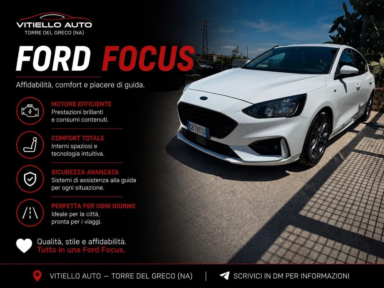 Ford Focus 1.5 EcoBlue 120 CV SW ST-Line