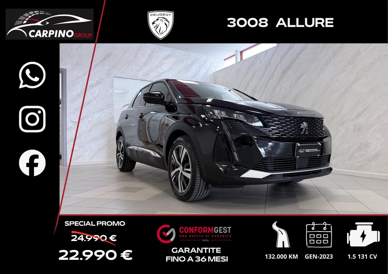 Peugeot 3008 BlueHDi 130 S&S EAT8 Allure