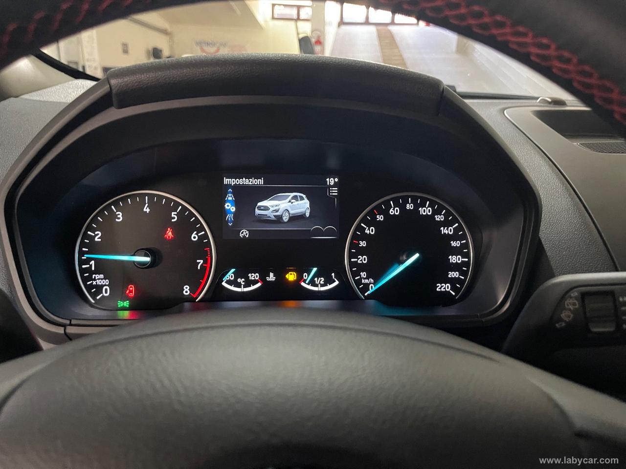 FORD EcoSport 1.0 EcoBoost 125 CV S&S ST-Line CARPLAY - PELLE ALCANTARA KM 54.613