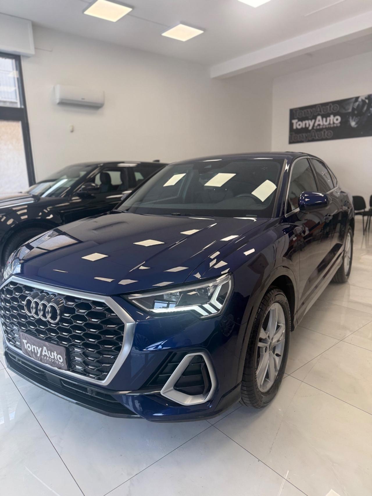 Audi Q3 SPORTBACK 35 tdi S-line edition S-tronic NAVI,TELECAMERA,FARI LED,APPLE CARPLAY,AZIENDALE ITA