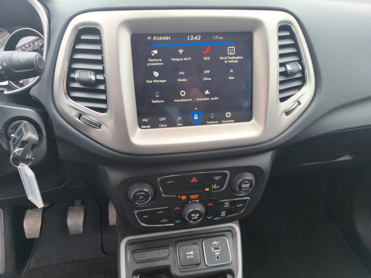 JEEP COMPASS 1.6 DIESEL 120cv 10/20 /NAV/PELLE/RETROC