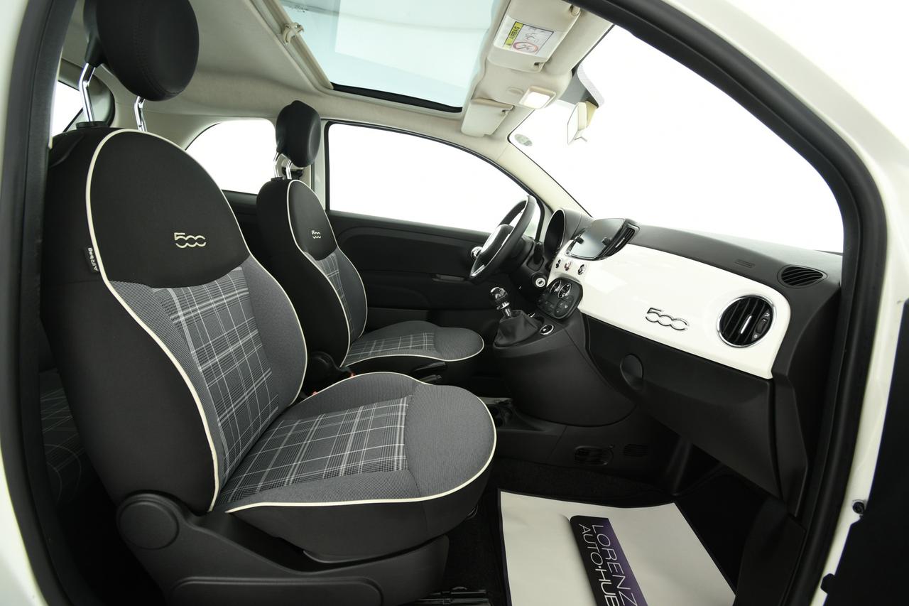FIAT 500 1.2 Lounge easypower Gpl 69cv TETTO PANO+LED+NEOPATENTATI