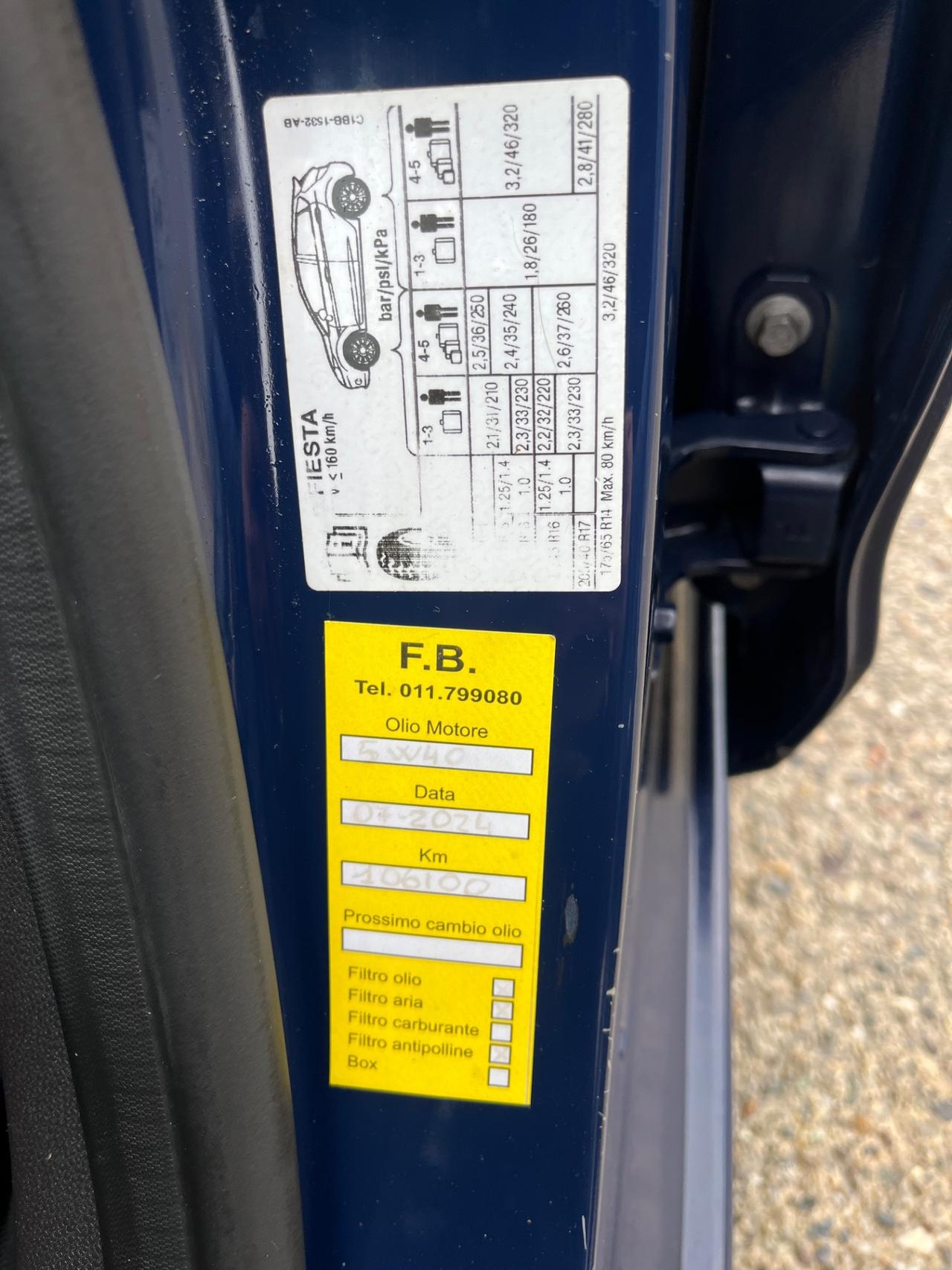 Ford Fiesta 1.4 5p. Bz.- GPL Titanium