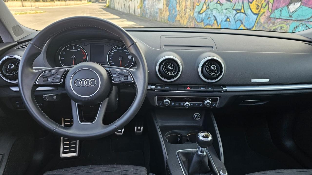 Audi A3 SPB 1.0 TFSI S-LINE 2017 GARANZIA 12 MESI