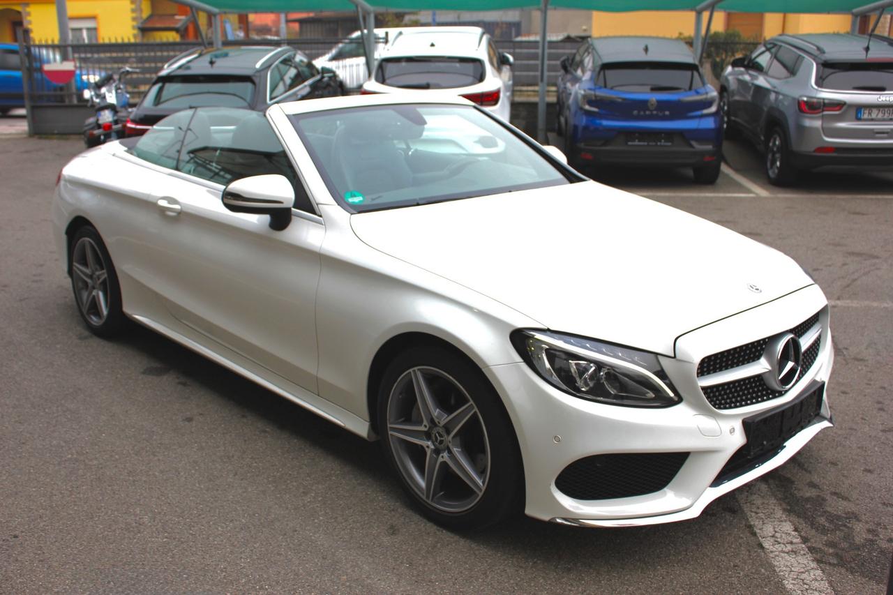 Mercedes-benz C 180 AMG CABRIO SPORT AUTOMATICA INTERNI SPORT ANTRACITE