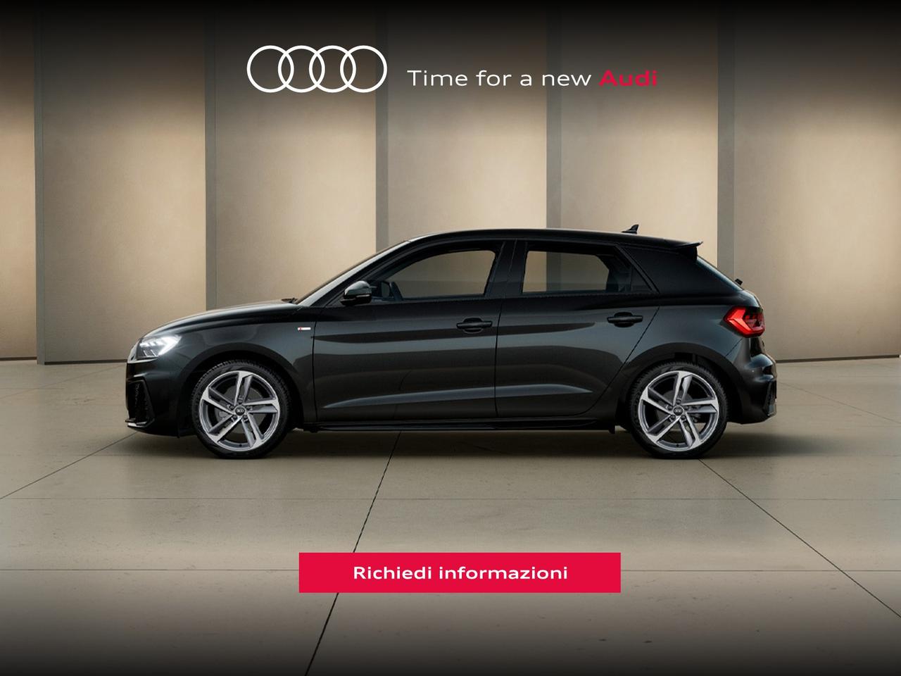 Audi A1 sportback 30 1.0 tfsi identity black 116cv