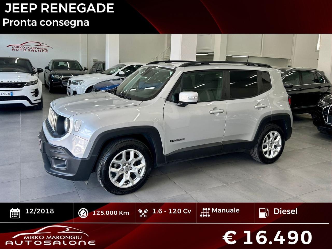 Jeep Renegade 1.6 Mjt 120 CV FINANZIABILE