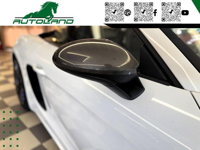 PORSCHE 718 Spyder 2.0 T Pure White PASM Torque Vectoring 300CV