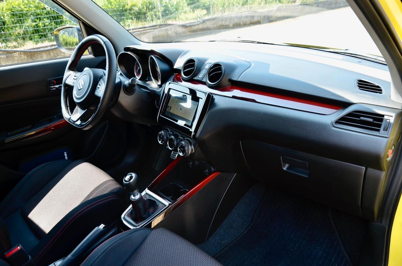 SUZUKI SWIFT 1.4 SPORT MILD HYBRID 2WD 129cv, PREZZO REALE, UNICOPROPRIETARIO, EURO 6D, UFF ITALIANA, SCARICO, CERCHI JAPAN, RETROCAMERA, PERMUTE
