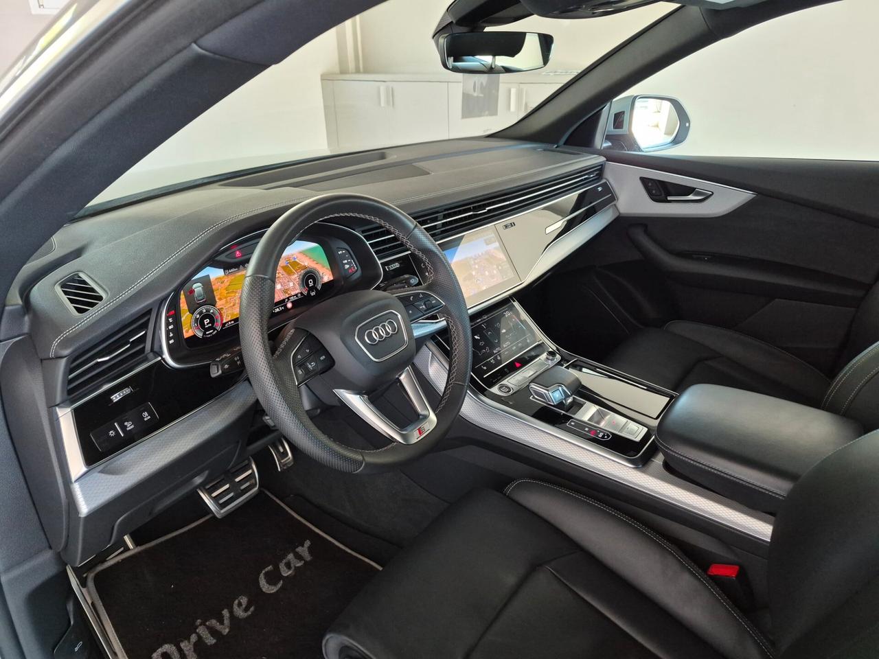 Audi Q8 45 TDI S LINE QUATTRO TIPTRONIC SOSPENSIONI ADATTIVE LASER C.21" APPLE CAR PLAY/ANDROID AUTO LUCI AMBIENTE PLUS 360°