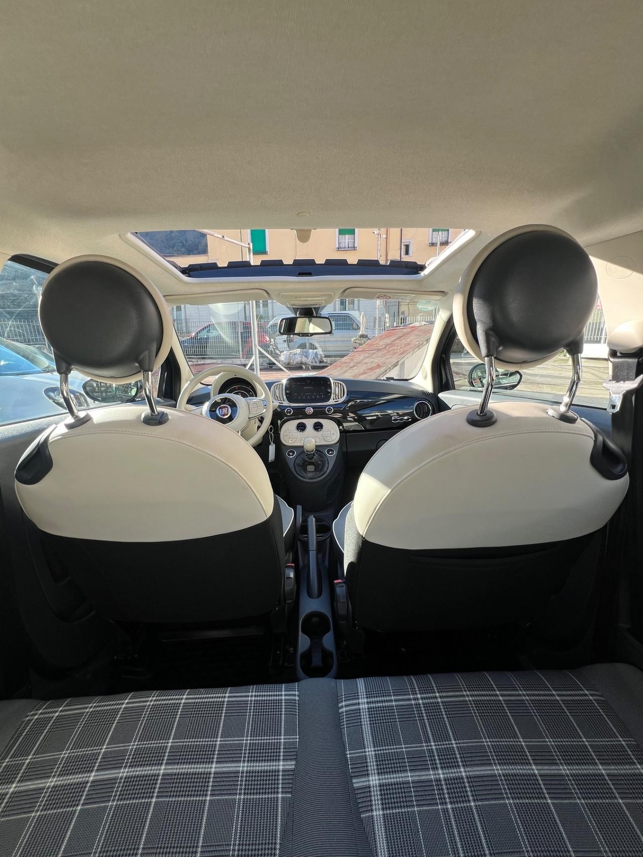 Fiat 500 1.2 69cv Lounge con Tetto Panoramico Apribile