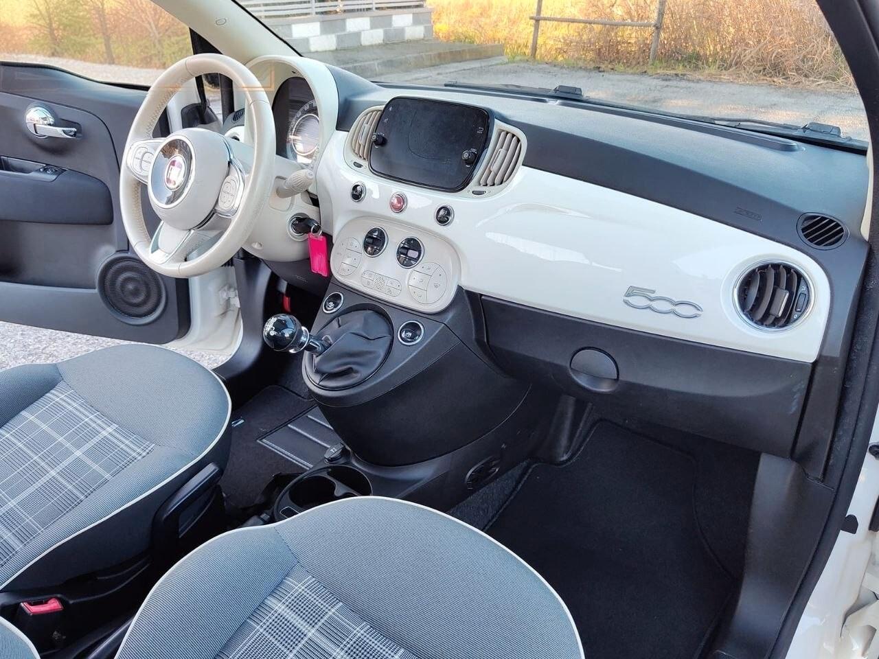 Fiat 500 Lounge 1.2 Fire 02/20, km 75.190