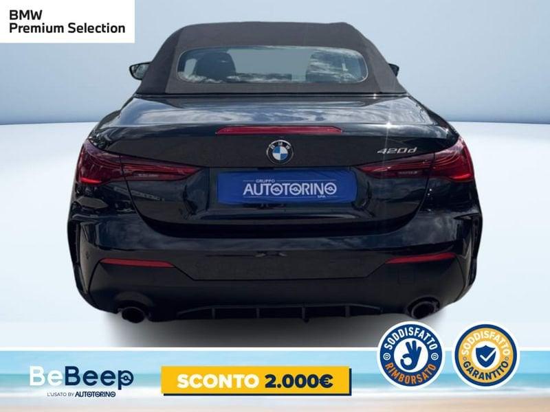BMW Serie 4 Cabrio 420D CABRIO MHEV 48V MSPORT PRO AUTO