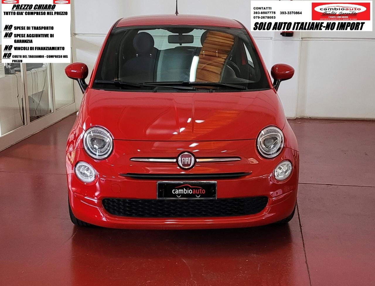 Fiat 500 1.0 Hybrid Red
