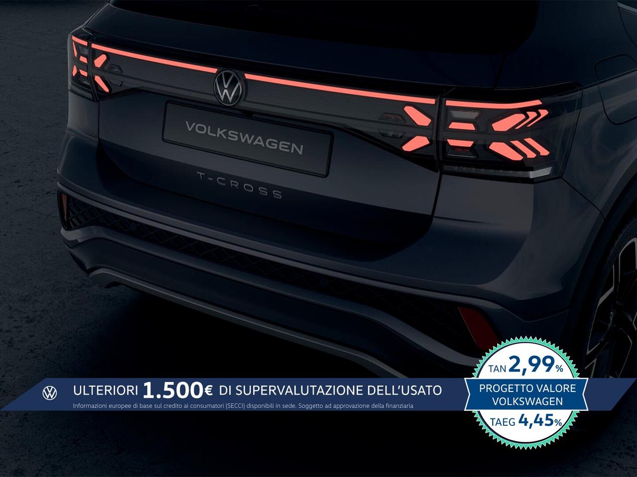 Volkswagen T-Cross 1.0 tsi r-line plus 115cv