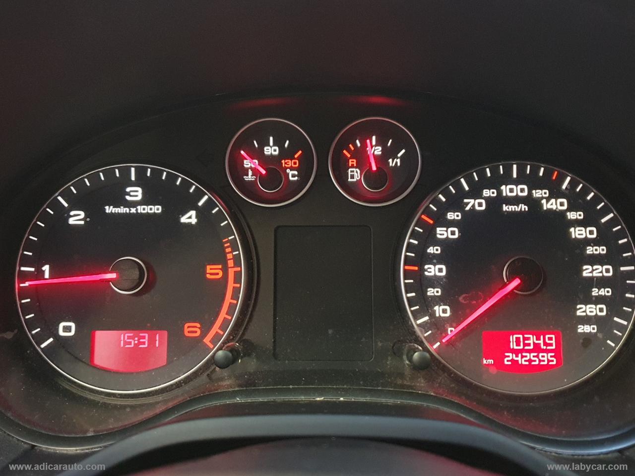 AUDI A3 1.6 TDI 90 CV