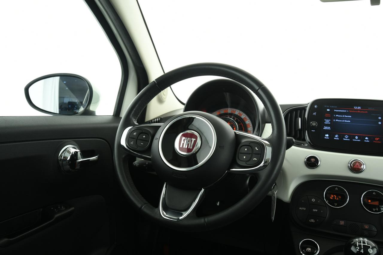 FIAT 500 1.2 Lounge easypower Gpl 69cv TETTO PANO+LED+NEOPATENTATI