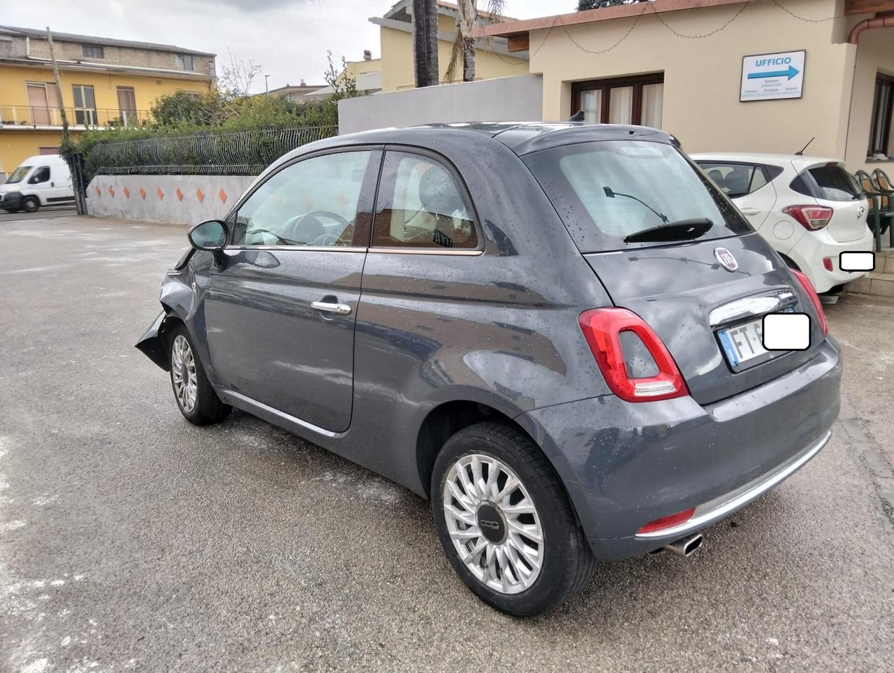 Fiat 500 1.2 Lounge 2019 sinistrata