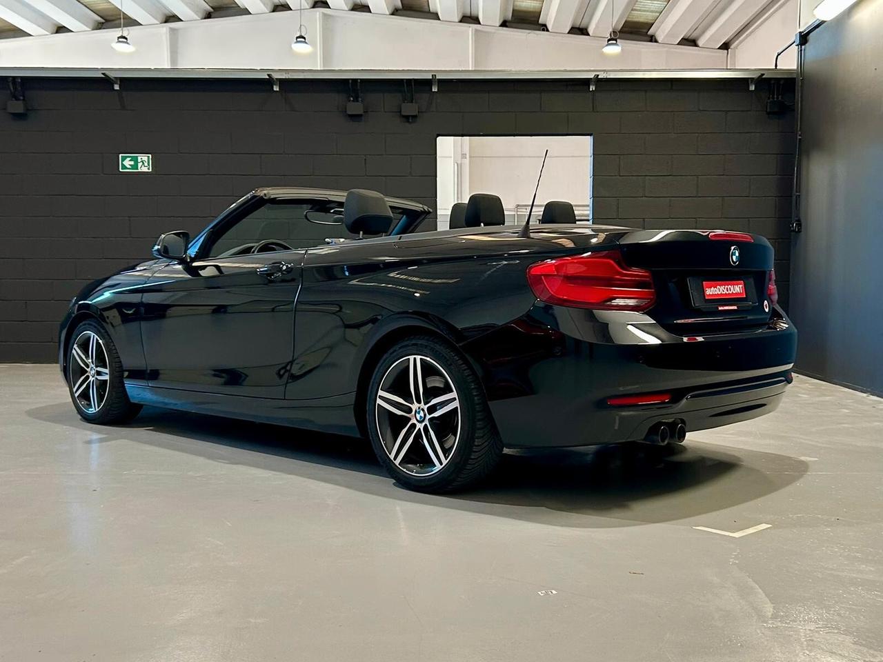 Bmw 220 220d Cabrio Sport *PREZZO PROMO*