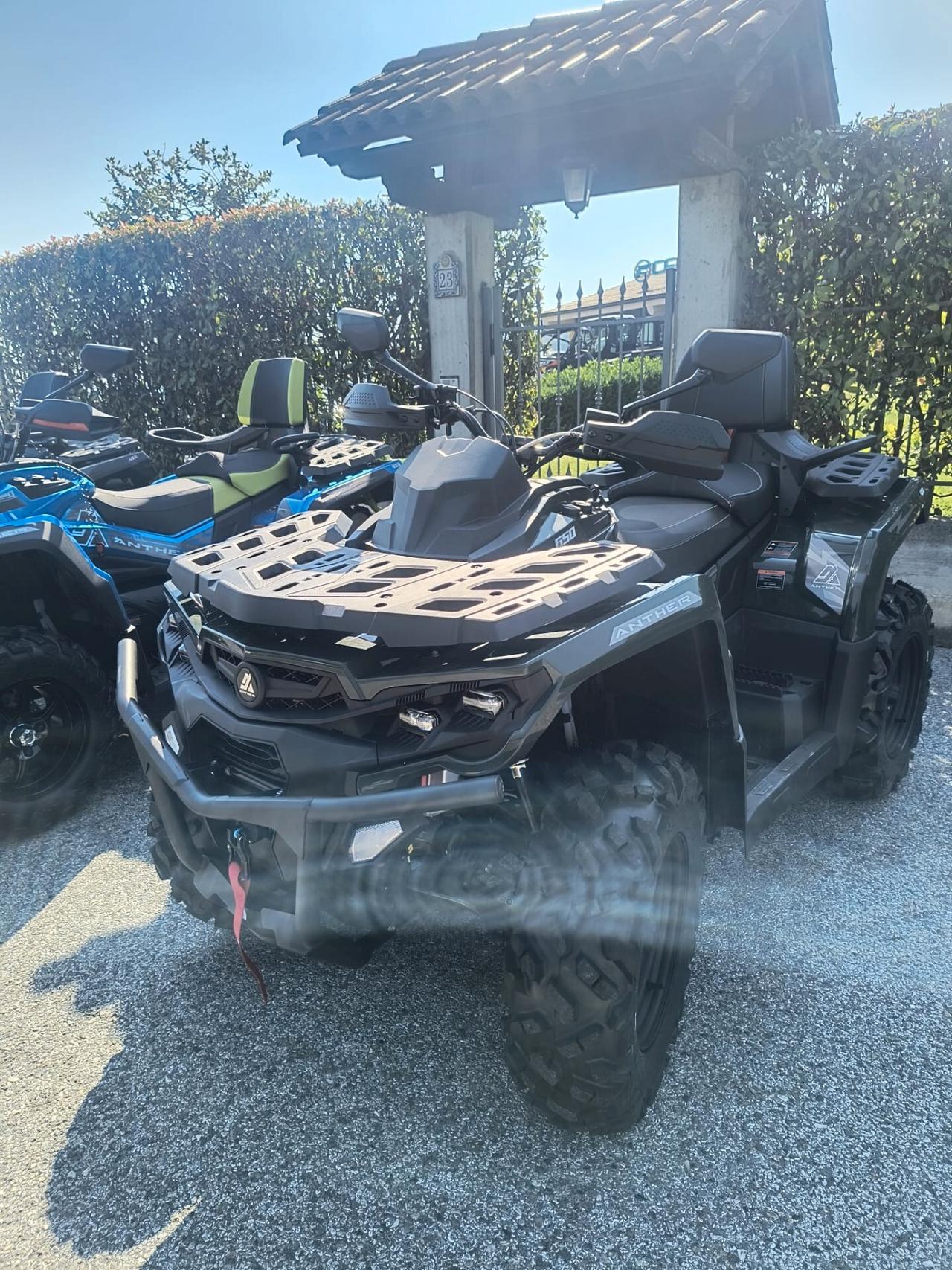 QUAD AGRICOLO ANTHER 650 TARGA GIALLA