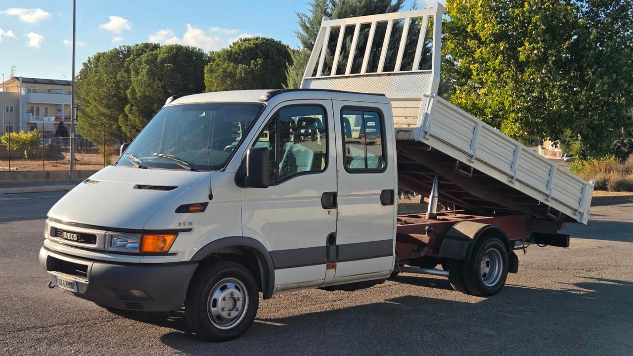 Iveco daily 35 C 13 doppia cab. 7 posti Ribaltabile trilat.