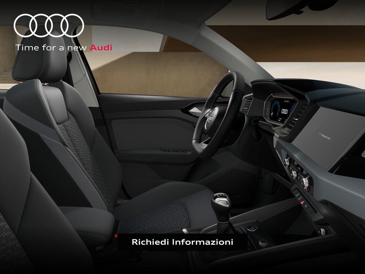 Audi A1 sportback 30 1.0 tfsi identity black 116cv