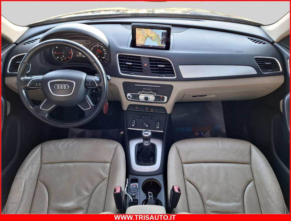 AUDI Q3 2.0 Tdi (TETTO PANORAMICO+BIXENO+PELLE+NAVI)