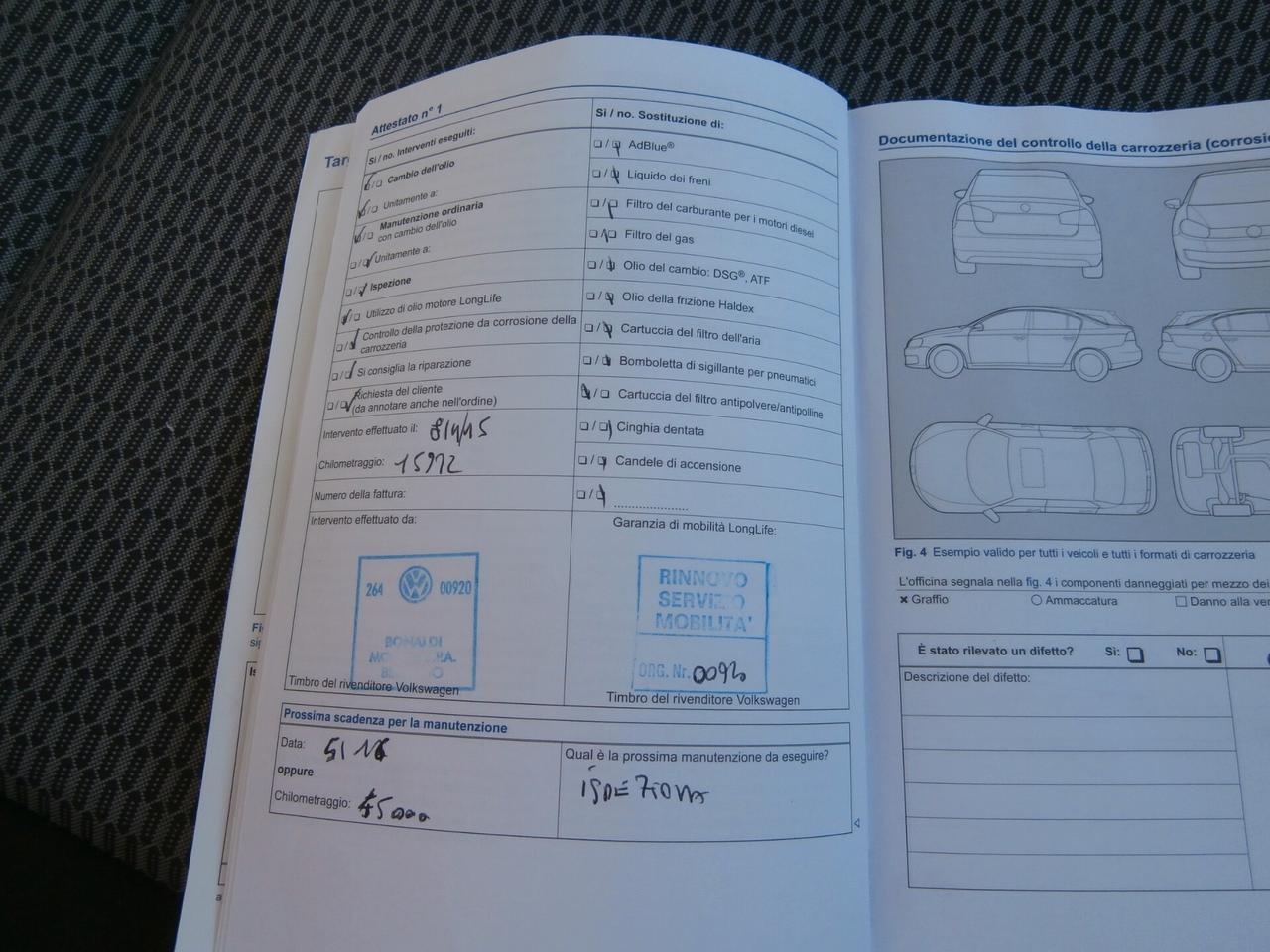 Volkswagen Polo 1.2 5 p.Tagliandi cert.w neo patentati