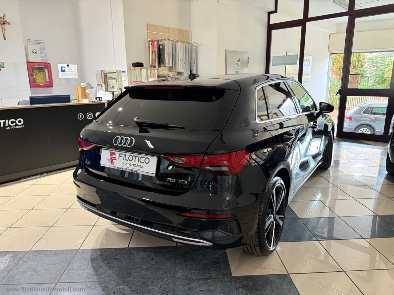 AUDI A3 SPB 35 TDI 150CV S tronic Business Advanced PACK SLINE - LUCI D'AMBIENTE