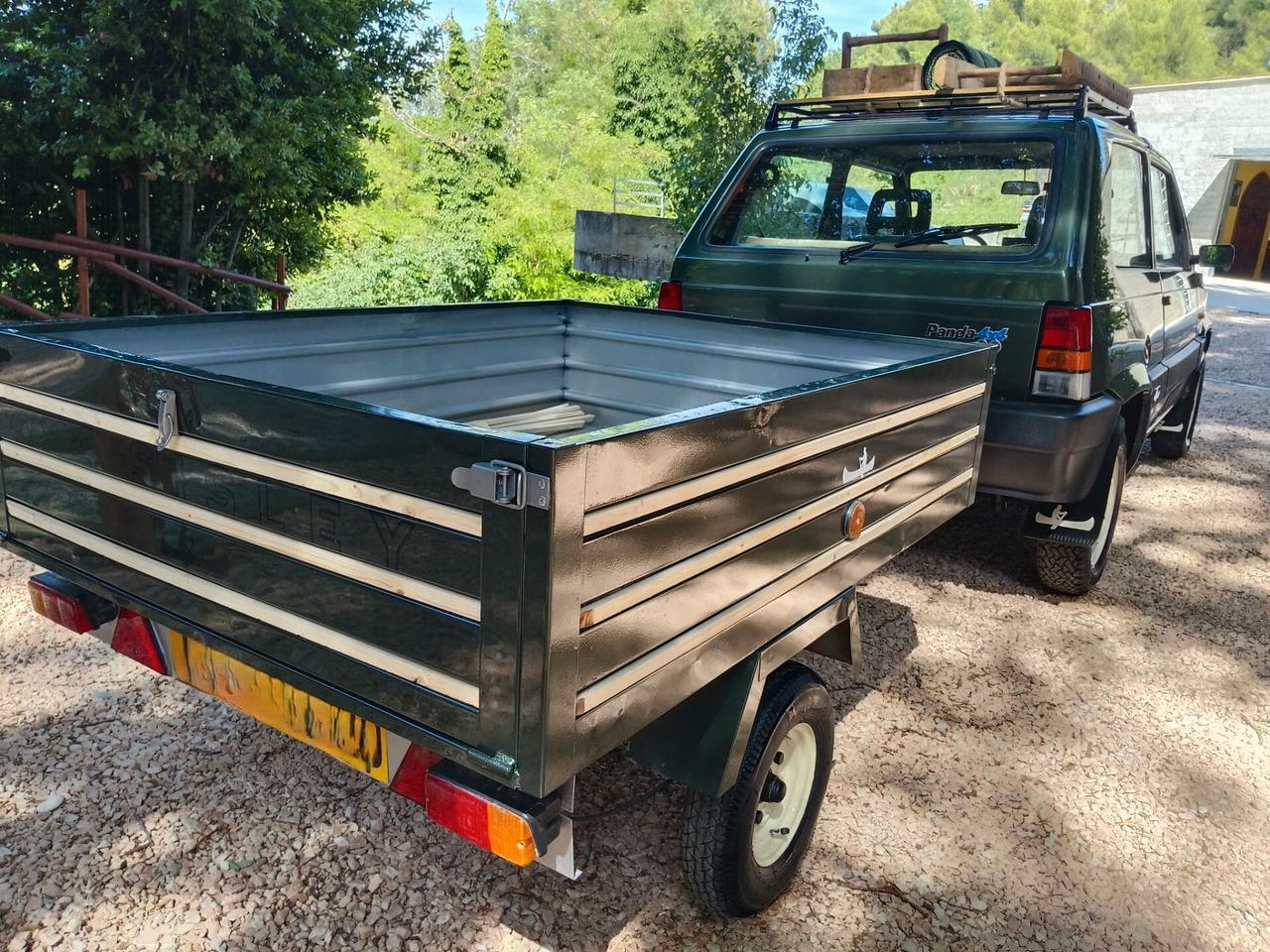Fiat Panda 1000 4x4 Sisley + Carrello in tinta carrozzeria