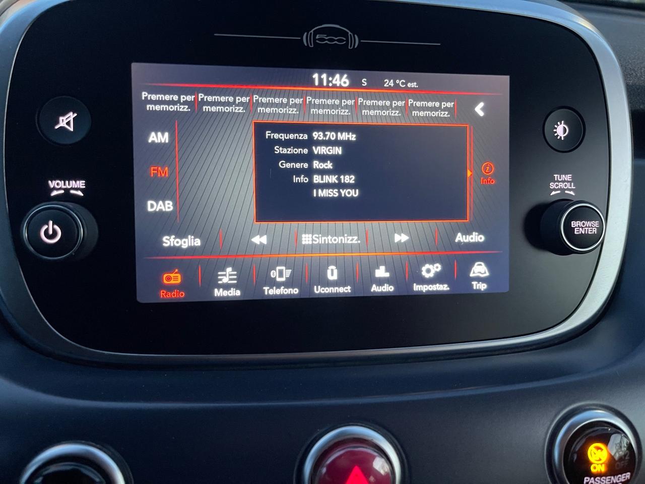 Fiat 500X 1.3 MultiJet 95 CV Club KM CERTIFICATI IN FATTURA !!!