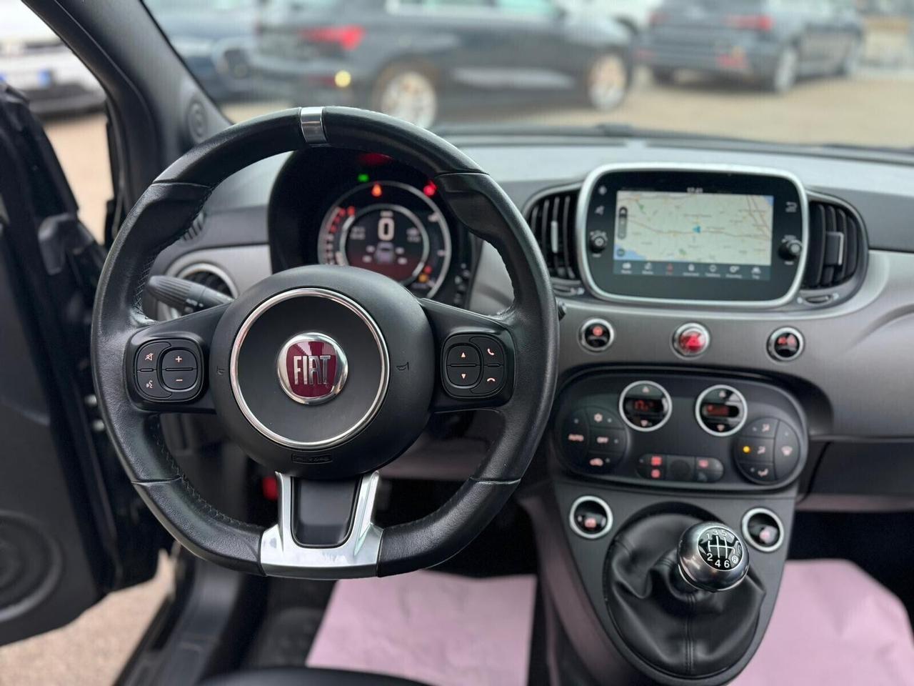 Fiat 500 1.0 Hybrid Sport cockpit tetto