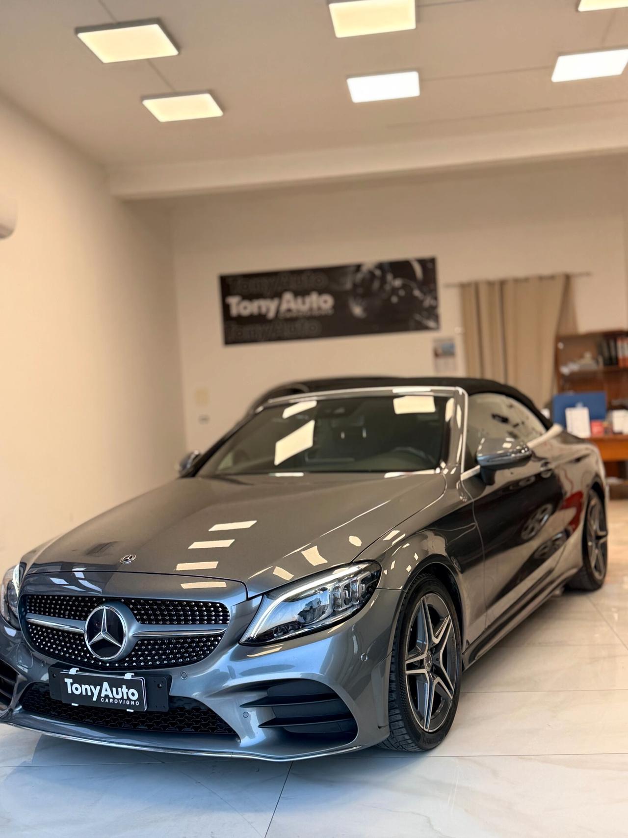 Mercedes-benz C 220 d AutoCABRIO Premium Plus automatica con LUCI SOFFUSE,VIRTUAL COCKPIT,TELECAMERA,APPLE CARPLAY,NAVI